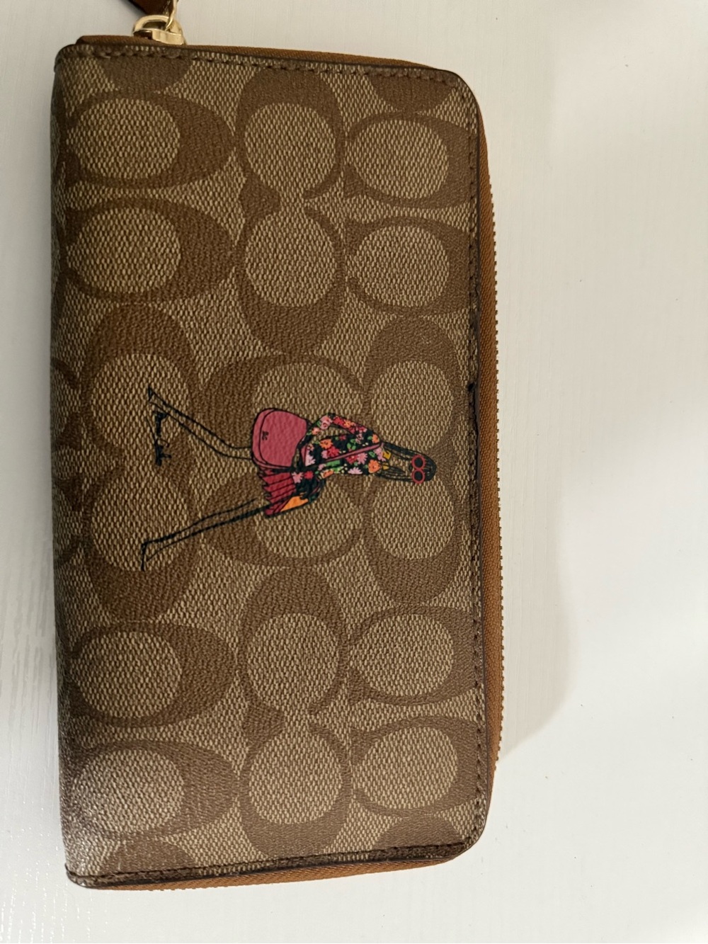 Coach Bonnie Cashin accordion zip wallet